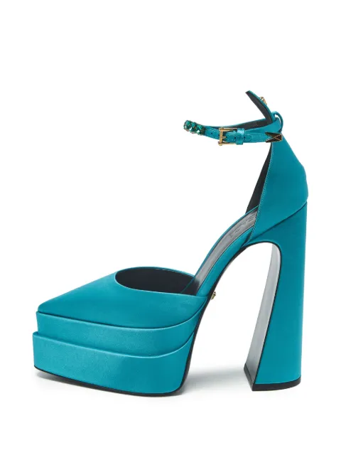 Versace Pre-Owned Aevitas platform pumps Blue 1262654