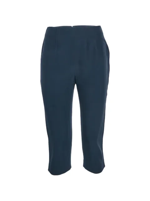 Alexander McQueen Pre-Owned zip-detail culottes Blue 1324269