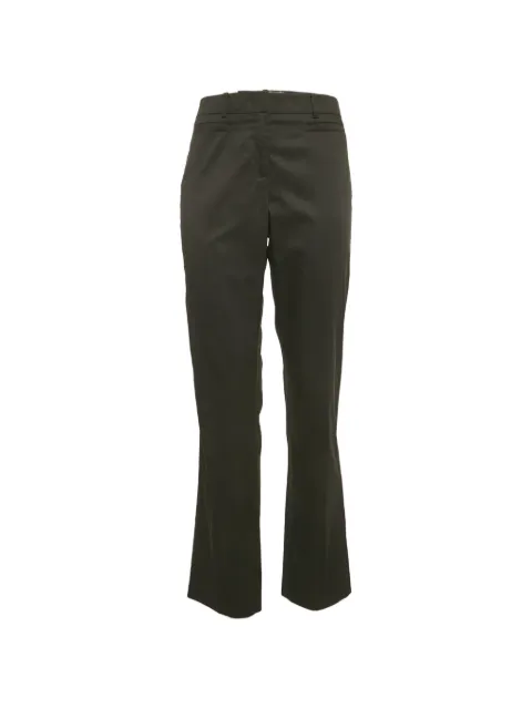 Weekend Max Mara gabardine wide-leg trousers Green 1273881