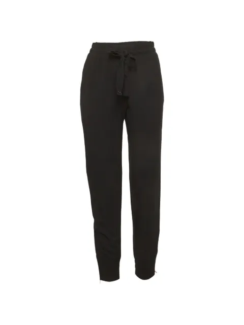 Gucci Pre-Owned twill zip-detail track pants Black 1292569