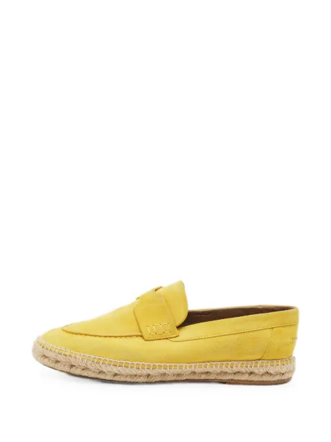 Hermès Pre-Owned Trip strap espadrilles Yellow 1342492