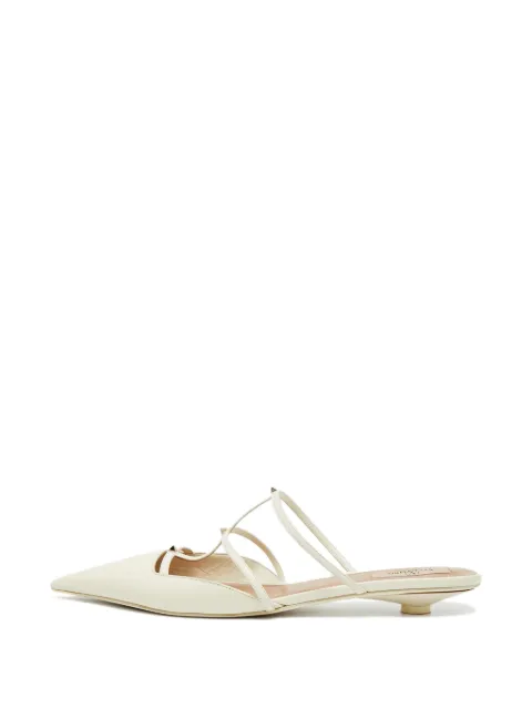 Valentino Garavani Pre-Owned Rockstud Wipsy mules Neutrals 1299716