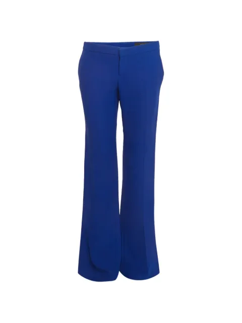 Gucci Pre-Owned crepe straight-leg trousers Blue 1307015