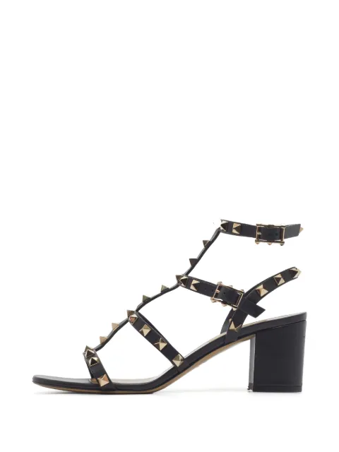 Valentino Garavani Pre-Owned Rockstud caged sandals Black 1341502
