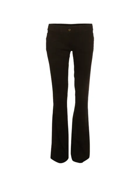 Just Cavalli Vintage knit straight-leg trousers Black 1295880