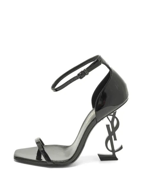 Saint Laurent Pre-Owned Opyum ankle strap sandals Black 1317818
