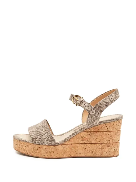 Ferragamo Pre-Owned Madea leather heeled sandals Neutrals 1332358