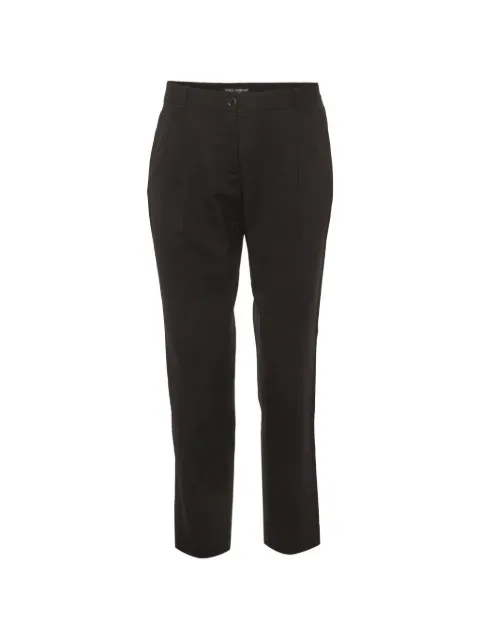 Dolce & Gabbana Pre-Owned straight-fit trousers Black 1311985