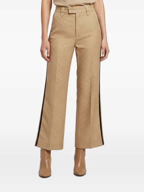 Gucci Pre-Owned x Adidas jacquard trousers Neutrals 1349693