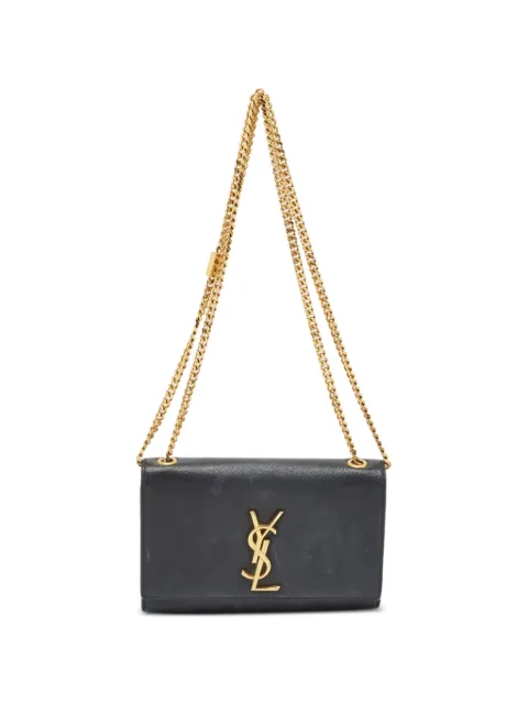 Saint Laurent Pre-Owned 2017 small Kate flap shoulder bag Black 1348267