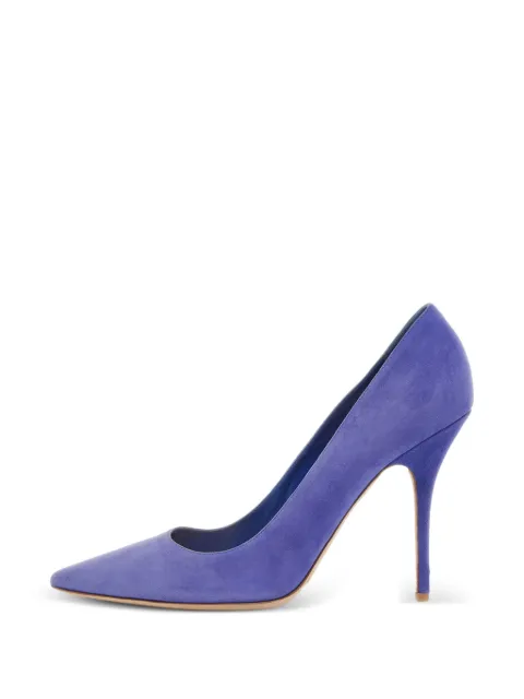 Christian Dior Pre-Owned Cherie pointed-toe pumps Blue 1306654