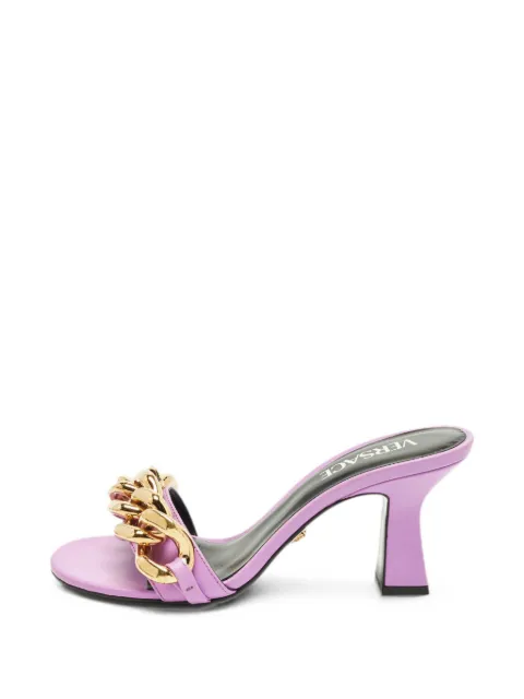 Versace Pre-Owned Medusa chain-detail sandals Purple 1331120