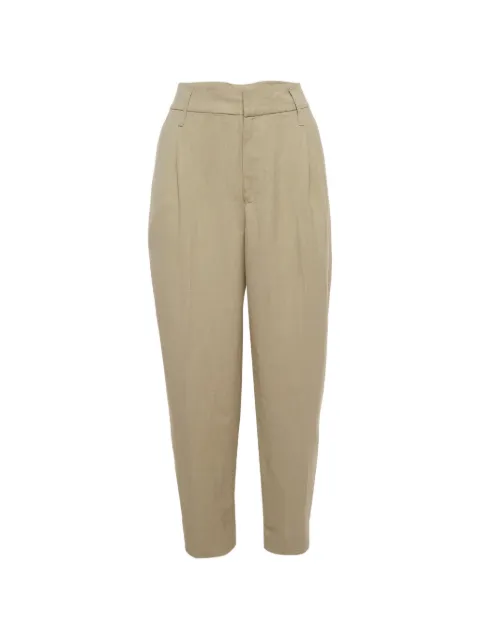 Brunello Cucinelli pleated straight-fit trousers Neutrals 1331915