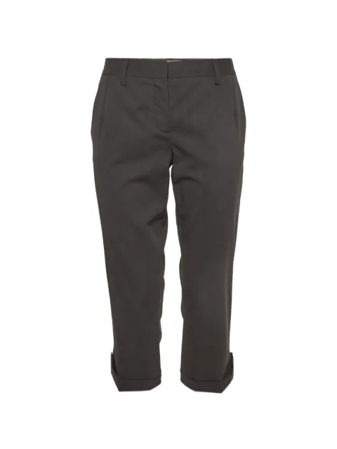 Prada Pre-Owned tailored cropped trousers Grey 1292967