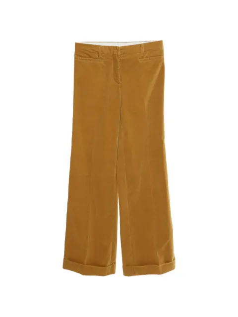 Miu Miu Pre-Owned corduroy wide-leg trousers Neutrals 1320506