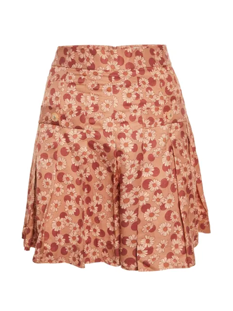 SANDRO floral polka-dot skort Orange 1327303