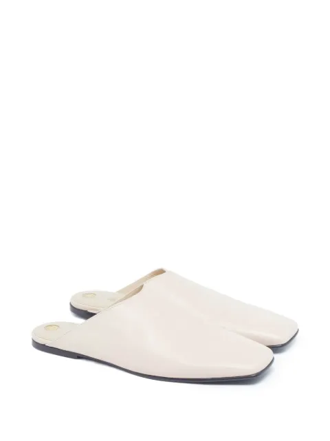 Loro Piana Pre-Owned Alba square-toe mules White 1316539