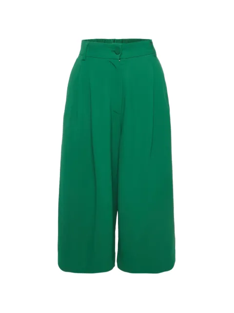Dolce & Gabbana Pre-Owned pleated crepe culottes Green 1339771