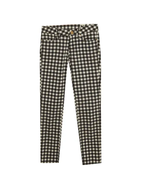 Missoni Pre-Owned plaid low-rise trousers Black 1309705