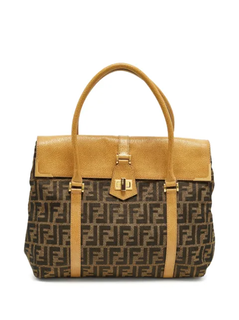 Fendi Pre-Owned 2011 Linda Zucca satchel bag Neutrals 1277954