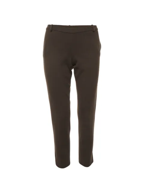 Loro Piana Pre-Owned straight-fit trousers Brown 1313392