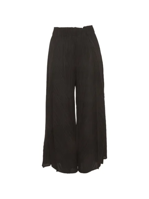 424 crinkled wide-leg trousers Black 1361382
