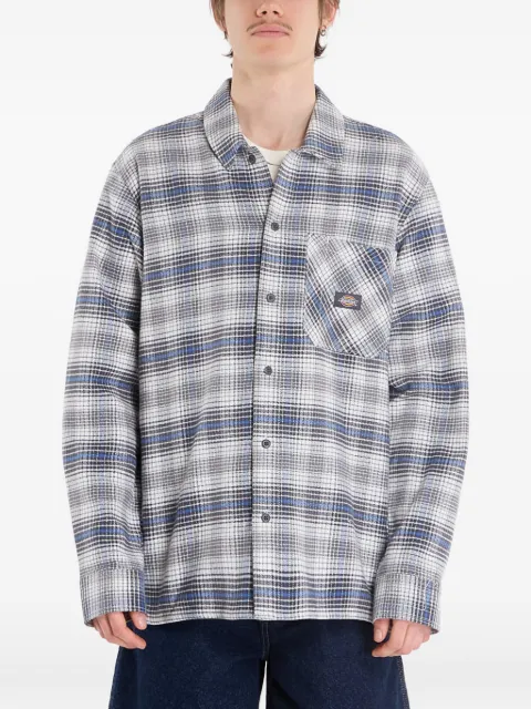 DICKIES Forest check-print shirt White DK0A86530CH1