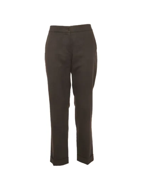 Etro Pre-Owned straight-leg trousers Black 1308740