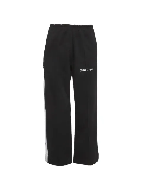 Palm Angels logo-print side-stripe track pants Black 1287878