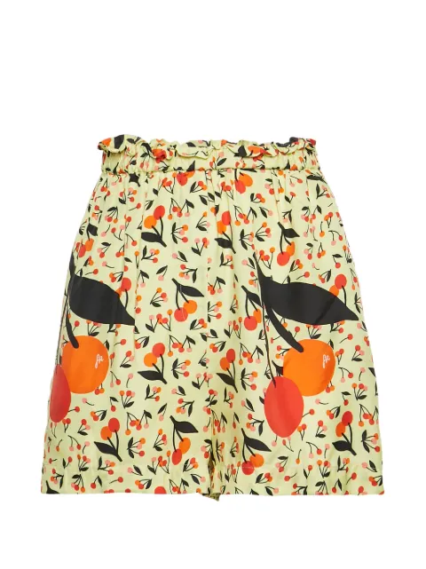 Sonia Rykiel Pre-Owned fruit-print shorts Yellow 1318876