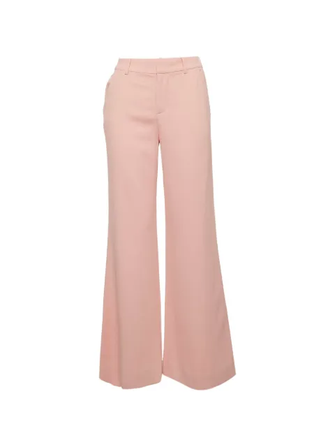 alice + olivia wide-leg crepe trousers Pink 1328847