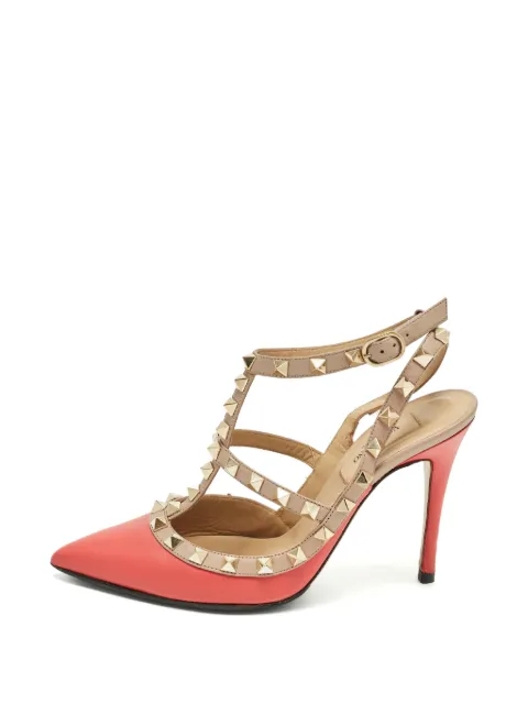 Valentino Garavani Pre-Owned Rockstud caged pumps Pink 1288854