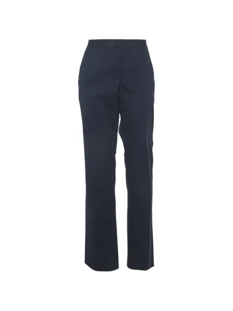 Theory button-detail trousers Blue 1287080