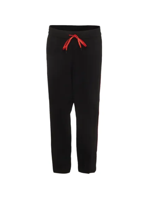 Kenzo Pre-Owned side-stripe track pants Black 1332406