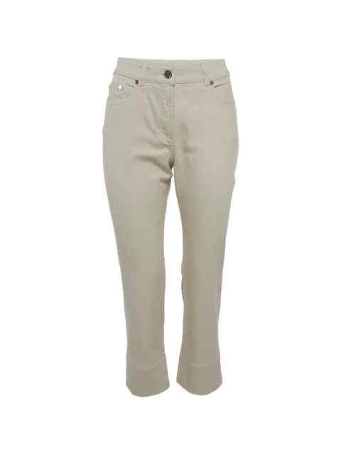 Loro Piana Pre-Owned high-waist cropped skinny jeans Neutrals 1309806