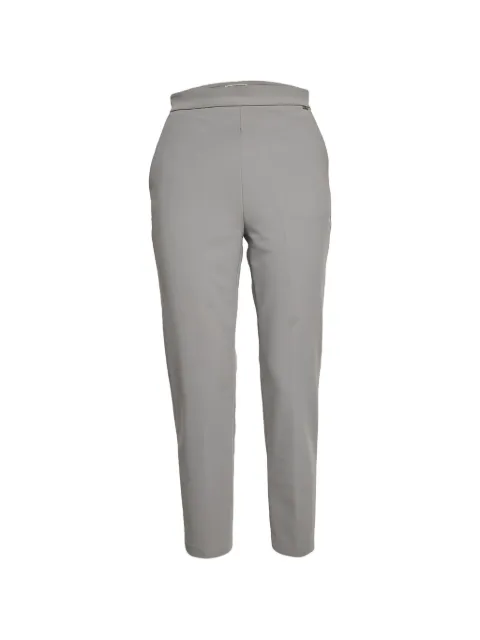 Elisabetta Franchi crepe straight-fit trousers Grey 1328237