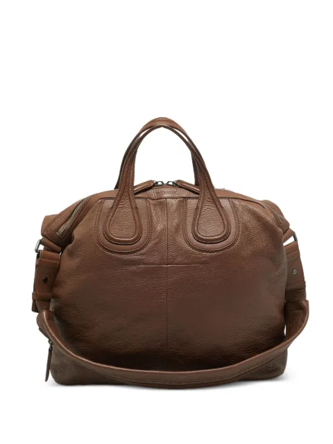 Givenchy Pre-Owned Nightingale leather satchel Brown 1297632