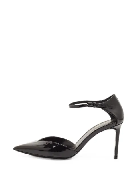 Saint Laurent Pre-Owned Anouk leather heeled pumps Black 1336267