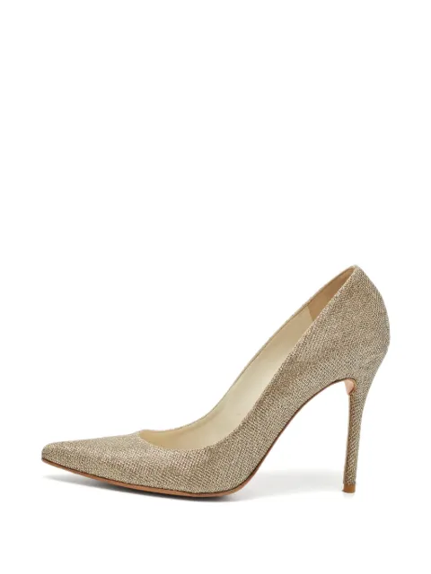 Stuart Weitzman pointed toe pumps Gold 1292353