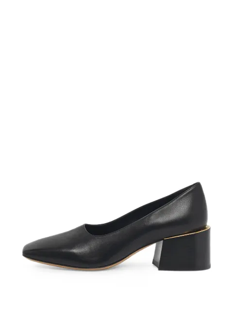 Burberry Pre-Owned square-toe block-heel pumps Black 1280703