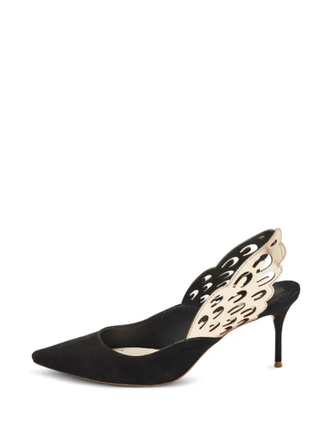 Sophia Webster Angelo wing slingback pumps Black 1290656