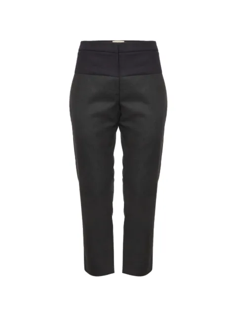 Marni Pre-Owned wool cropped trousers Grey 1305268