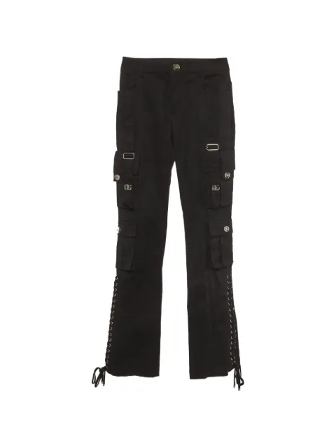 Dolce & Gabbana Pre-Owned corded-detail cargo pants Black 1343994