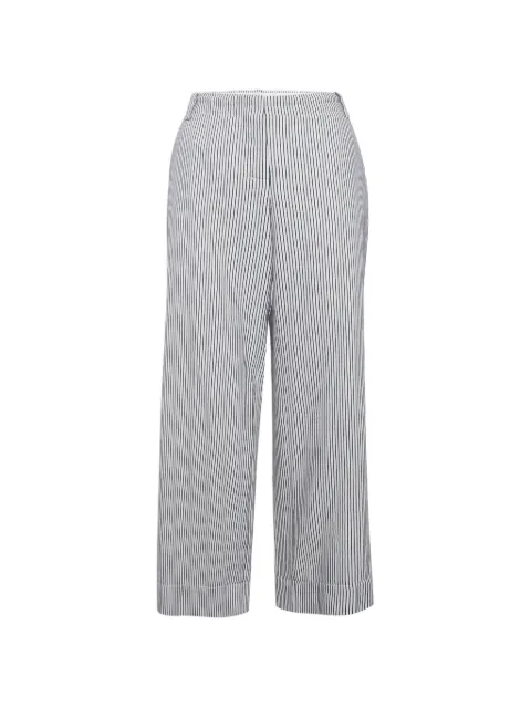 Sonia Rykiel Pre-Owned striped wide-leg trousers White 1308821