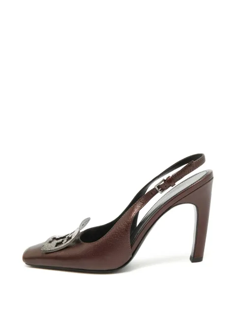 Tory Burch Pave slingback pumps Brown 1310044