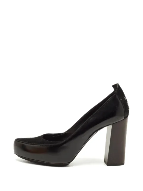 Tod's Vintage block-heel pumps Black 1265754