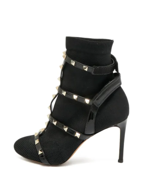 Valentino Garavani Pre-Owned Rockstud ankle boots Black 1297202