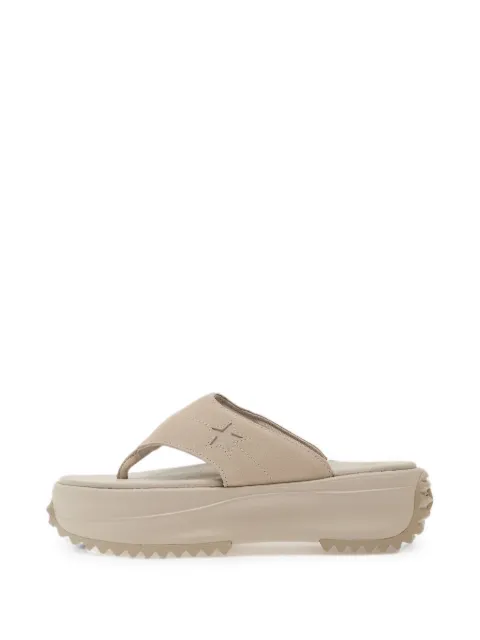 Converse Run Star suede platform sandals Neutrals A20651C