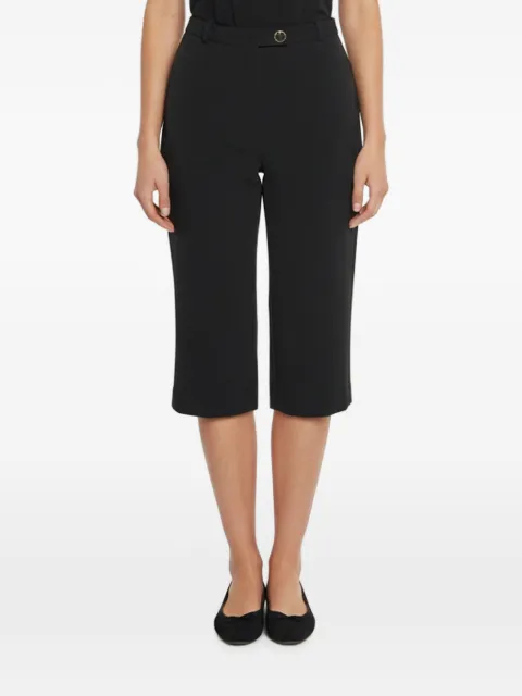 Louis Vuitton Pre-Owned crepe cropped trousers Black 1350497