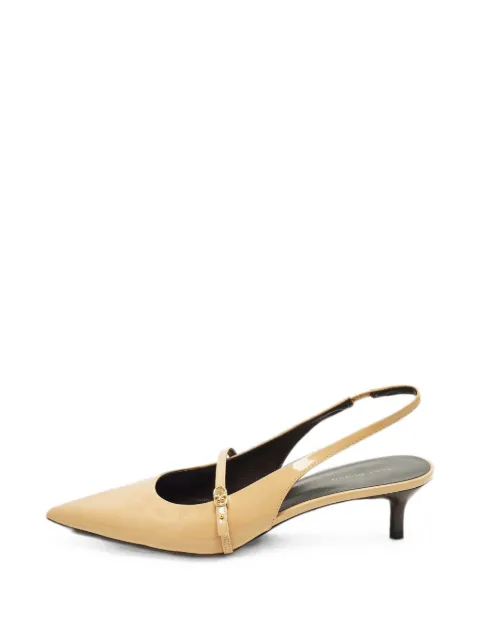 Tory Burch patent leather slingback pumps Neutrals 1335053